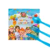 Punto Cruzado Cocomelon Dibujos Animados Bebé Fiesta de Cumpleaños Set Decoración del Lugar Decoración Atmósfera Productos