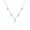 Collar Ajustable Hueco Estrella Explosiva de Circonita Ultra Brillante Estilo Coreano, Cadena para Clavícula de Nicho de Lujo Ligero, Accesorio Versátil Simple y Elegante