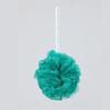 Fabricante de bolas de baño de malla fina de 200 mallas Flor de baño Bola de baño grande Multicolor Flor de baño Bola de baño de espuma suave