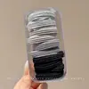 Prendedor de Cabelo Elástico Preto para Rabo de Cavalo Alto para Mulheres, Novo Estilo 2026, Corda de Cabelo de Alta Qualidade, Alta Elasticidade, Acessório de Cabelo Durável