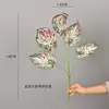 Planta Verde Simulada Taro, Arrurruz, Hoja de Tortuga, Decoración para Hogar Interior Bodas, Paisajismo con Hojas, Muro de Plantas, Accesorios para Arreglos Florales