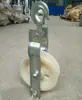 Puxador de Cabo Três em Um de Alta Qualidade com Diâmetro Grande, Roda de Nylon Resistente ao Desgaste e Canaleta para Cabo de Aço para Pendurar e Sentar