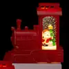 Lampião de vento de Natal atacado Iluminação de feriado de Natal Decorações de atmosfera Feliz Natal