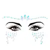 PARTYJOY artículo de venta caliente transfronterizo pegatinas de gemas para la cara pegatinas para cejas pegatinas faciales autoadhesivas de diamante pegatinas faciales para carnaval musical Halloween