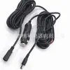 Cable conector hembra DC enchufe 5.5, conector macho-hembra impermeable para fuente de alimentación de monitoreo, conector hembra DC5521, versión extendida conector hembra 5525