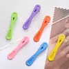 Clip de pico de pato hueco esmerilado en forma de ocho de 6 cm Clip de crema hecho a mano DIY Accesorios para horquillas Clip de color caramelo para flequillo Clip de borde