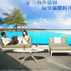 Sofá de Esquina para Exteriores Combinación de Sofá de Ratán Silla de Ratán para Sala de Estar Individual Triple Doble Muebles para Patio Exterior tipo Ratán