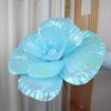 Flor de amapola brillante de plástico de simulación gigante decoración de ventana hermoso fondo diseño de actividades a gran escala flores artificiales al por mayor