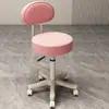 Salón de Belleza Barbería Taburete Especial Peluquería Manicura Maquillador Taburete Grande de Trabajo con Ruedas Silla para el Hogar Tocador Silla Giratoria