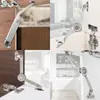 Haste de Suporte Dobrável para Porta de Armário de Parada Arbitrária de Serviço Pesado, Acessórios de Hardware de Haste Hidráulica Dobrável Tipo S em Forma de Faca