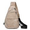Bolso de pecho de cuero suave de alta calidad, nuevo, versátil, para exteriores, bandolera, mochila vintage europea y americana para mujer, venta al por mayor