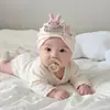 Bonito gorro de bebé de dibujos animados, gorro estilo indio súper adorable, gorro cortavientos para primavera y otoño con protección para la fontanela, gorro pullover unisex para bebé