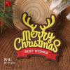 Decoração de Bolo de Natal 2025 Cola Macia Desenho Papai Noel Alce Plug-In Meninos e Meninas Acessórios de Confeitaria