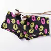 Uma geração de cuecas boxer masculinas de verão novas explosões de seda de leite sedosa respirável com estampa boxer underwear masculino moderno