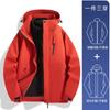 Chaqueta Azul Luz de Luna Chaqueta de Plumón Chaqueta para Mujer Otoño e Invierno para Exterior Cortavientos Impermeable Traje de Escalador