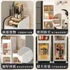 Armario de Almacenamiento Plegable para Espacios Estrechos Estantería Puerta Abierta Baño Inodoro Armario de Almacenamiento Multicapa Armario de Almacenamiento de Cocina Multifuncional
