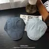 Boina Rayada Vintage para Hombres y Mujeres, Hace que la Cara Parezca Más Pequeña, Estilo Japonés, Artística, Usada Hacia Atrás, Gorra de Moda Urbana
