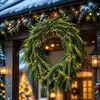 Vendas Diretas de Fábrica Guirlanda de Pinheiro Simulada de Natal Enfeites de Natal Decorações de Porta Luzes Decorativas Cenário de Vitrine Iluminação Ambiente
