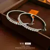 Pendientes Vintage de Segunda Mano con Circonita y Perla Lujo Accesible Exquisitos Pendientes de Gama Alta Diseño de Pendientes de Nicho Venta al por Mayor