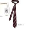 Corbata de estudiante de alta calidad JK/DK para niñas, uniforme escolar, insignia a rayas, decoración de estilo universitario, estilo japonés moderno, hecha a mano para hombres.