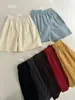 6up Início do Outono Novo Estilo Coreano Shorts de Veludo Cotelê de Algodão 2025 Slim e Versátil Textura Calças Casuais para Mulheres 50201