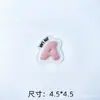 Etiquetas de Plástico de Goteo de PVC en Stock, Etiquetas de Goma, Impresión de Goma para Zapatos y Sombreros, Parches Decorativos, Pegatinas de Silicona, Accesorios para Ropa, Accesorios para Ropa