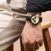 Reloj de cuarzo MEGIR Cronógrafo multifuncional Impermeable Reloj deportivo reloj Reloj para hombre 8104 Silicona