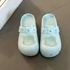 Pantuflas Cerradas de Suela Gruesa con Pedrería y Estampado de Gato para Mujer 2026 Verano Lindas de Dibujos Animados Antideslizantes sin Cierre Medias Pantuflas