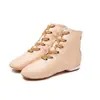 Zapatos de baile de jazz de caña alta, zapatos de práctica de baile, botas de jazz para adultos con suela suave, zapatos de baile de ballet, zapatos de baile moderno para hombres y mujeres de cuero