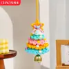 Enfeites de Árvore de Natal de Tricô Mais Vendidos no Exterior, Decorações de Natal Criativas de Crochê e Enfeites de Natal Festivos