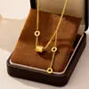 Estilo Japonés y Coreano Sencillo Escama de Dragón Cintura Pequeña Borla Cadena para Clavícula Lujo Oro de Arena Vietnamita Joyería Duradera