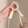 Goma para el pelo simple de satén estilo coreano para mujer, sujetador antideslizante para coleta alta, cuerda de pelo colorida, accesorio para el pelo elástico