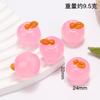 Paisaje en Miniatura Simulación Frutas Luminosas Verduras Comida Juguete Figura de Resina Pinza para el Cabello Decoración DIY Accesorios Figura Pequeña Tridimensional
