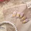 Pegatinas de Uñas con Diseño Floral Sencillo Día de Primavera de Hierro Ts-4070 Frescas y Suaves Chica Dulce Flor Pegatinas Adhesivas para Uñas