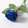 Guau Terciopelo Simulado Personalizado Rosa Individual Decoración de Pared de Flores Casera Boda Día de San Valentín Pared de Flores en Cascada Roja Mano