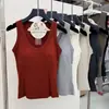 Chaleco de punto simple para mujer con cuello redondo, elástico y adelgazante, adecuado para usar como capa exterior o interior, empaquetado individualmente, disponible al por mayor, múltiples colores para elegir