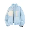 Chaqueta de Algodón para Hombre Invierno 2027 Nuevo Estilo Marca de Moda Gruesa Cálida Forrada de Polar Anti-Frío Ropa de Algodón Cuello Alto Holgada Chaqueta Acolchada de Gama Alta