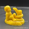Venta al por mayor desde la fábrica de origen: Adorno de Niño Jugando con Serpiente de Piedra Shoushan Imitación, Talla Decorativa Estilo Chino Feng Shui para el Hogar, Suministro Directo del Fabricante