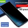 Adequado para Película de Vidro Temperado Anti-Espionagem 360 Graus Oppo K15Pro+ K13 Oppo K14X Película Anti-Espionagem Quatro Lados