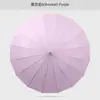 Paraguas Recto de 16 Varillas con Anillo de Color a Juego Mango Pequeño Fresco Automático para Sol y Lluvia Paraguas de Mango Largo Venta al por Mayor Paraguas Publicitario Personalizado Stock Listo Venta al por Mayor