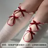 Calcetines Lolita de Encaje Blanco para Mujer, Estilo Media Pantorrilla, Calcetines Largos de Encaje JK, Medias Estilo Japonés, Al Por Mayor en Stock