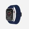 Adecuado para correa tejida de Apple, correa de nailon para Apple Watch, correa para iWatch, estilo étnico, línea de hebilla plana