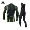 Xintown Acero Negro Ropa de Ciclismo de Otoño Nueva Ropa de Ciclismo Ropa de Ciclismo para Mujer de Otoño Traje Largo