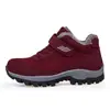Sapatos para Idosos Outono e Inverno 2020 Cano Alto Quente de Algodão para Mulheres, Botas de Neve Casuais com Forro de Lã, Sapatos para Mãe e Pai, Sapatos para Caminhada para Homens