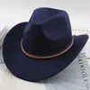 Chapéu Top Étnico Chapéu de Cowboy Ocidental Xizang Xizang Chapéu de Performance Chapéu de Lã Chapéu de Lã Retrô Centro-Europeu e Americano