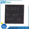 Novo codec de áudio estéreo original TLV320AIC3101IRHBR AC3101I 32-QFN