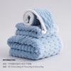 Toalla de Terciopelo de Bambú, Toalla de Baño, Gorro Secador de Cabello, Toalla de Baño para el Hogar, Sencilla, Suave, Absorbente, Adecuada para Dormitorios de Estudiantes, Disponible para Compra Transfronteriza