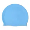 Touca de natação de silicone personalizada transfronteiriça atacado para adultos homens e mulheres cabelo comprido proteção auricular à prova d'água touca de natação grande impressão
