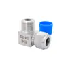 Acero Inoxidable 304 Codo Terminal de Doble Virola Ángulo Recto Rc 90 Grados Codo Junta para Tubería de Cobre Británica de Fuente de Aire para Instrumentos