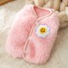 Ropa de Invierno para Cachorros Teddy Bichón Perros Pequeños y Medianos Otoño e Invierno Linda Cálida de Dos Patas Polar Ropa para Mascotas